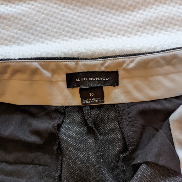 Club Monaco wool pants in charcoal grey. - Picture 3 of 3